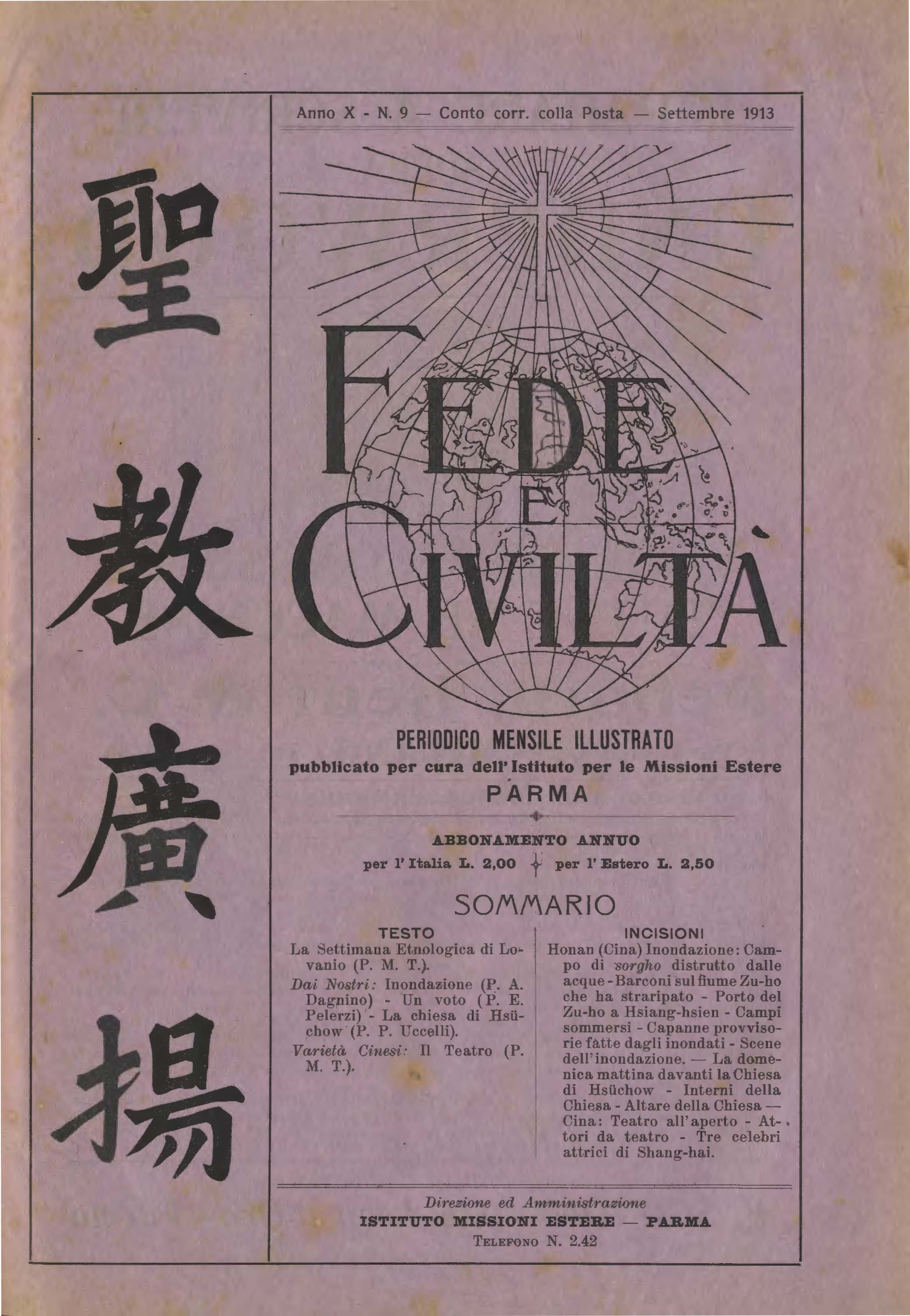 Copertina di 10.1913.09.Fede e Civiltà