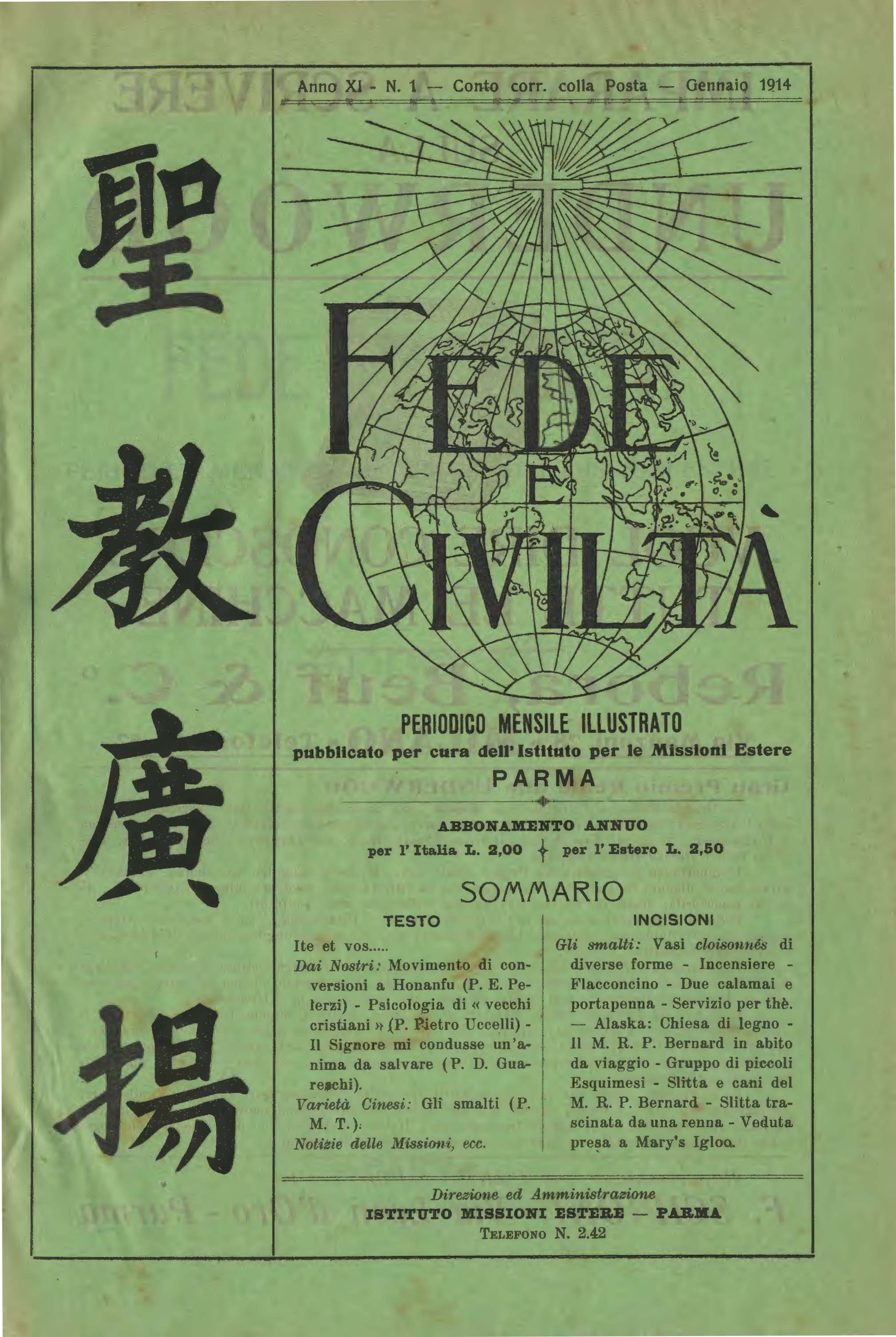 Copertina di 11.1914.01.Fede e Civiltà