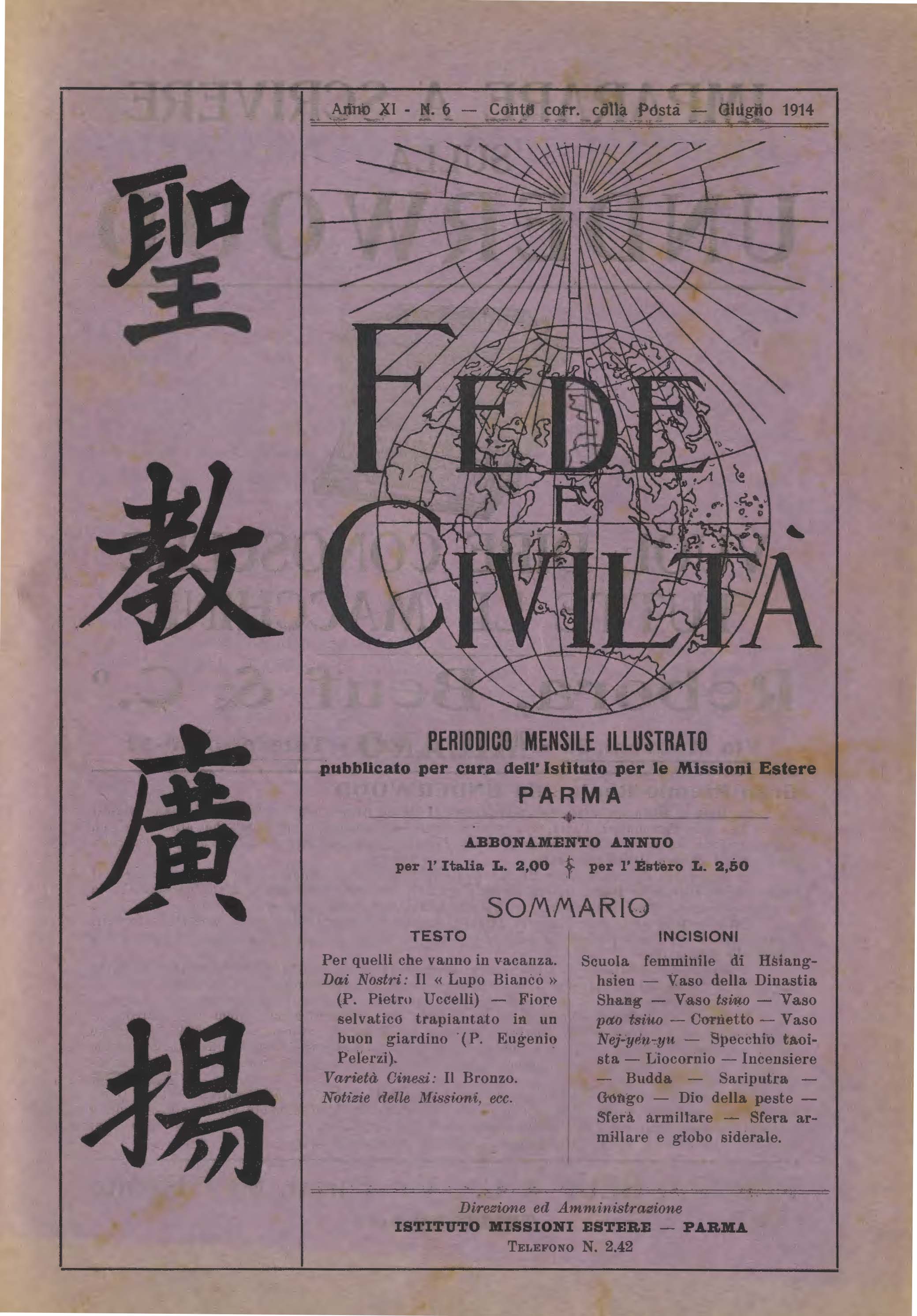 Copertina di 11.1914.06.Fede e Civiltà
