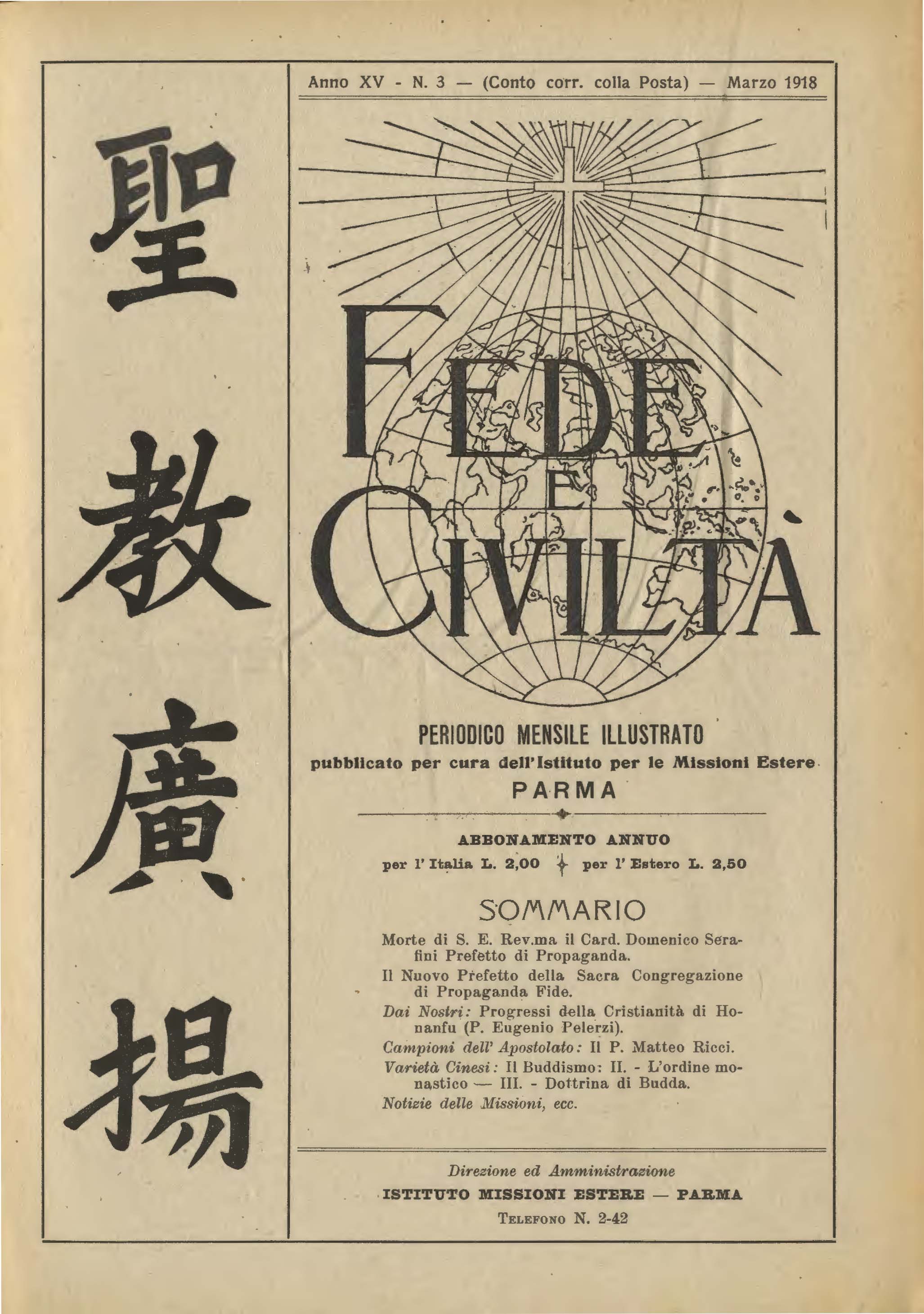 Copertina di 15.1918.03.Fede e Civiltà