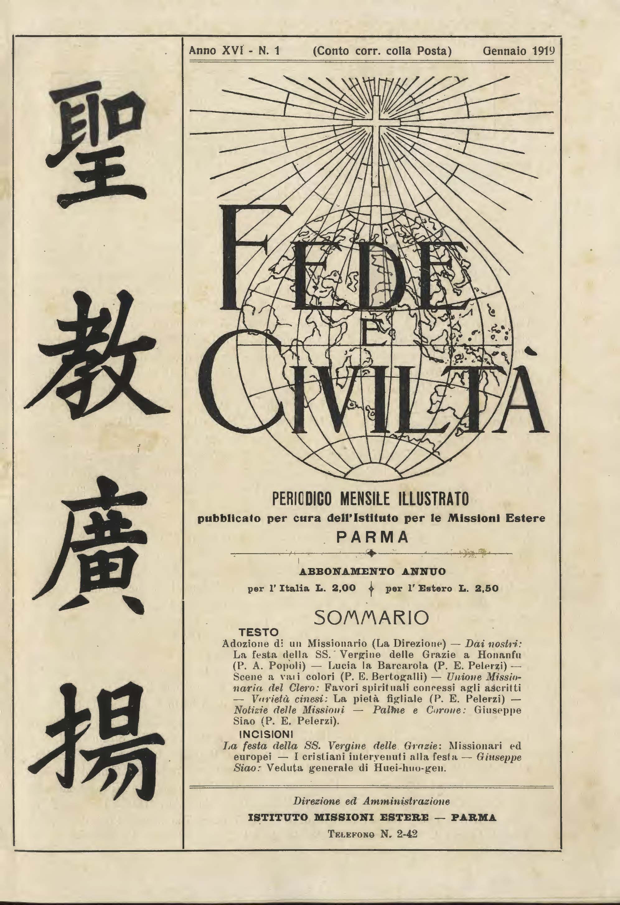 Copertina di 16.1919.01.Fede e Civiltà