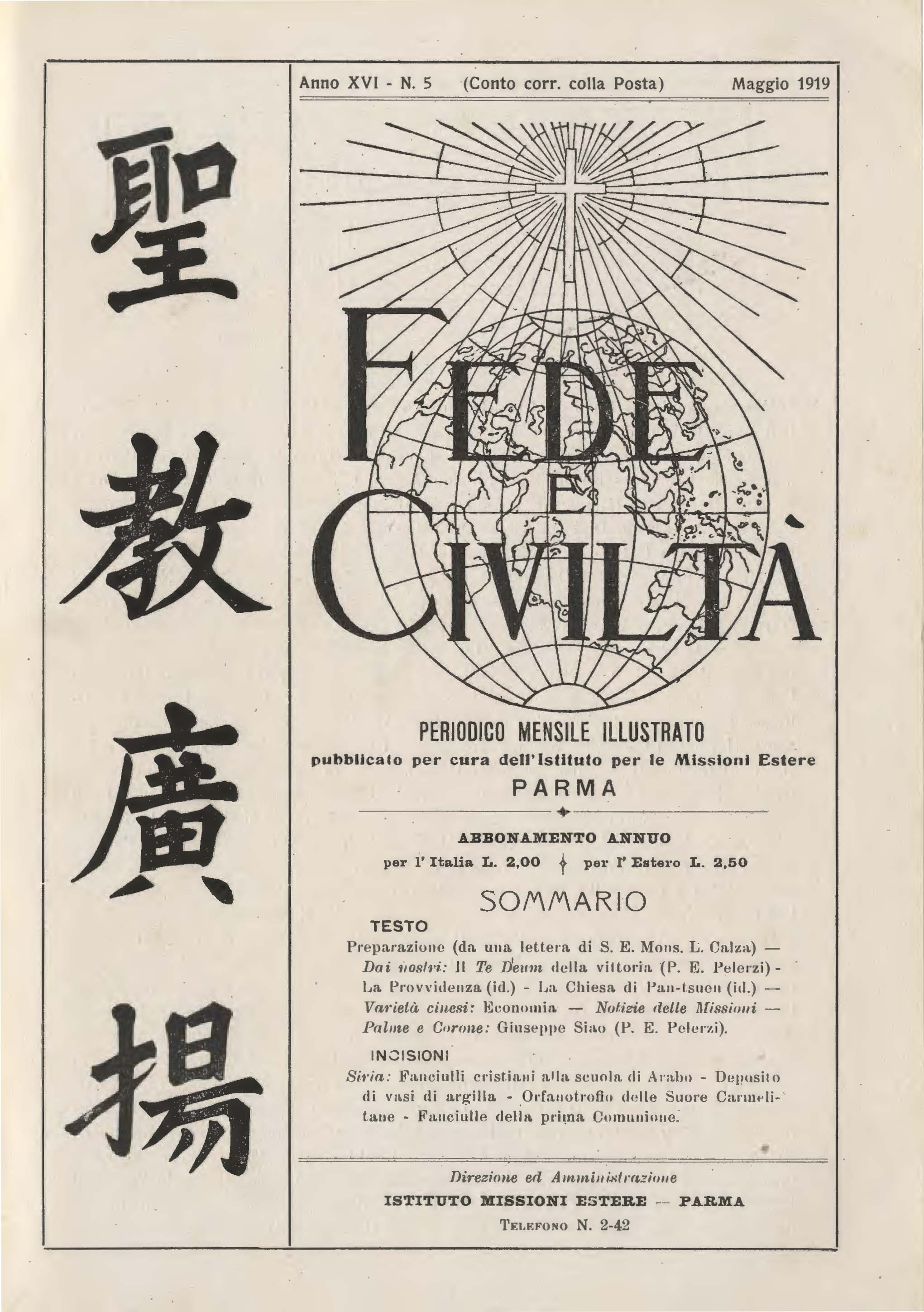 Copertina di 16.1919.05.Fede e Civiltà