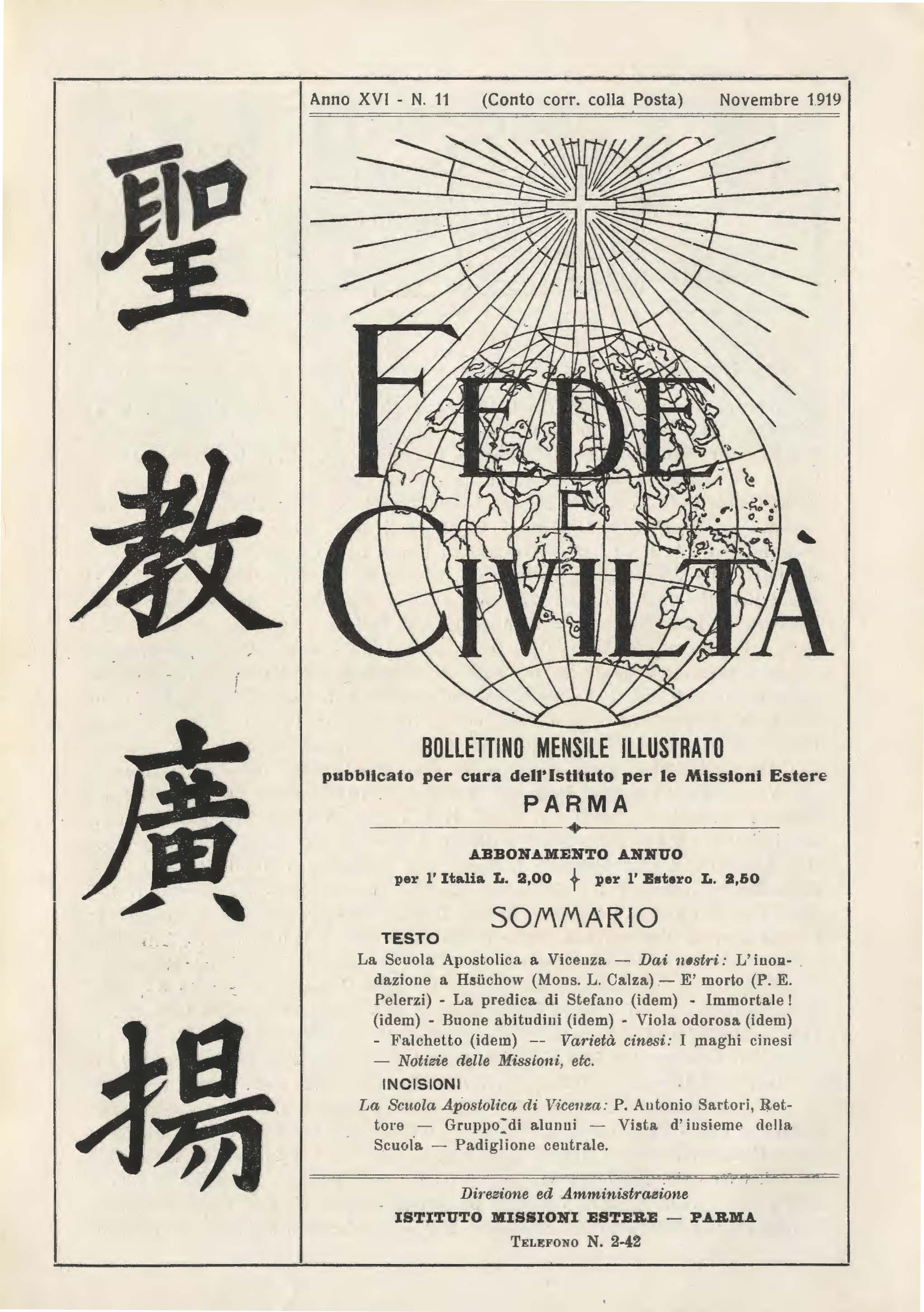 Copertina di 16.1919.11.Fede e Civiltà