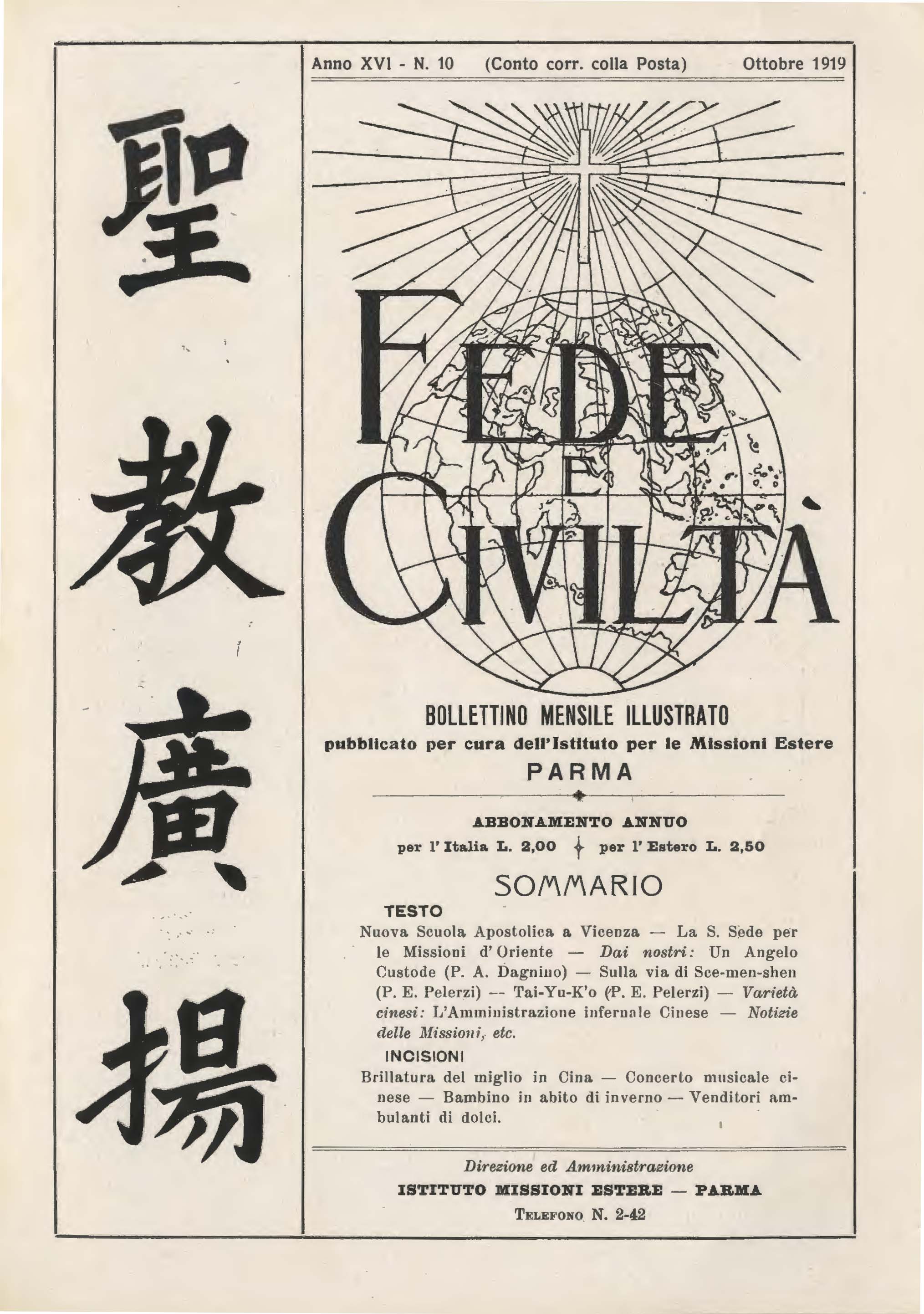 Copertina di 16.1919.10.Fede e Civiltà