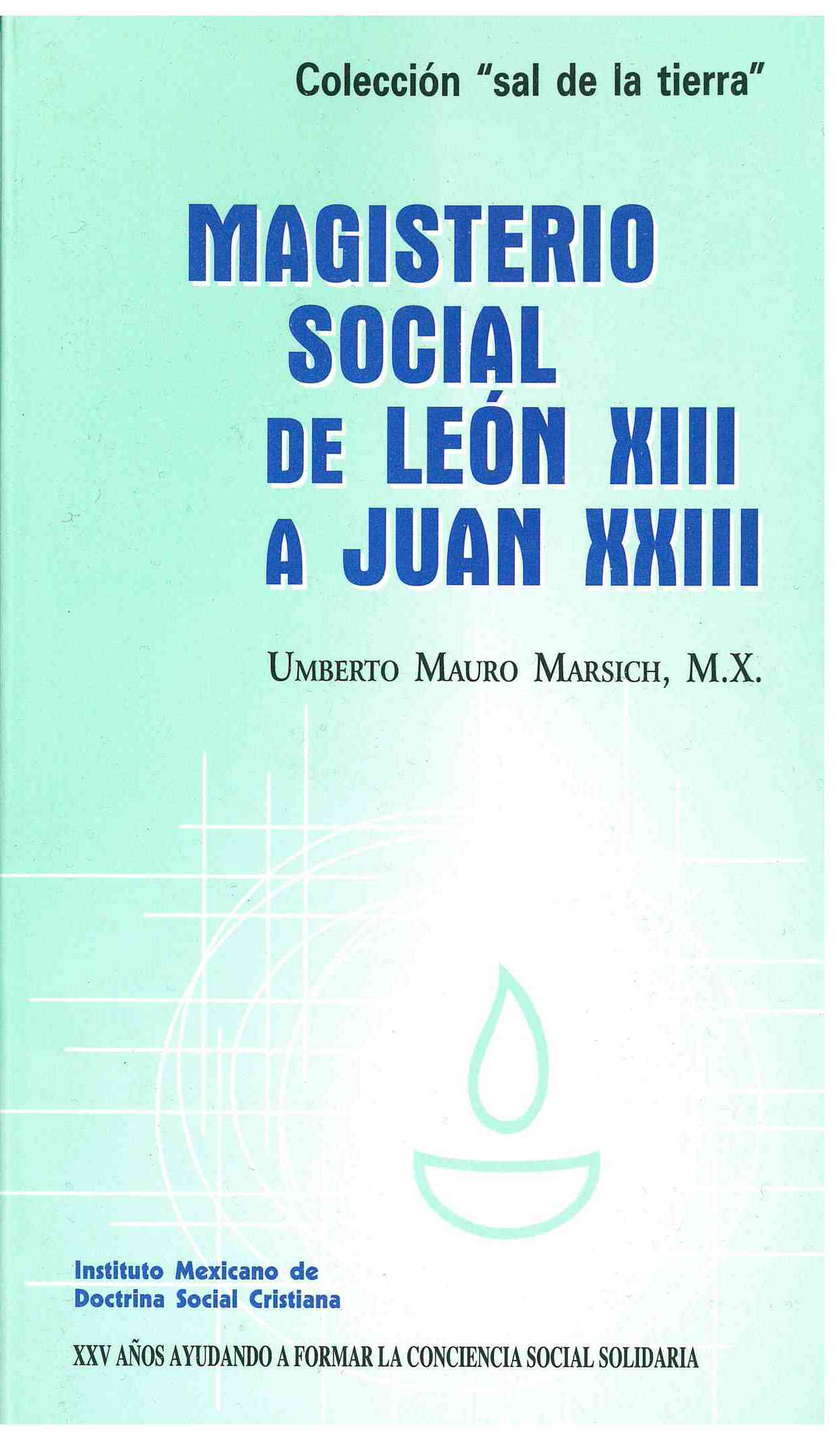 Copertina di Magisterio social de Leon XIII a Juan XXIII