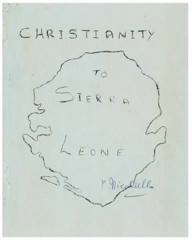 Copertina di Christianity to Sierra Leone