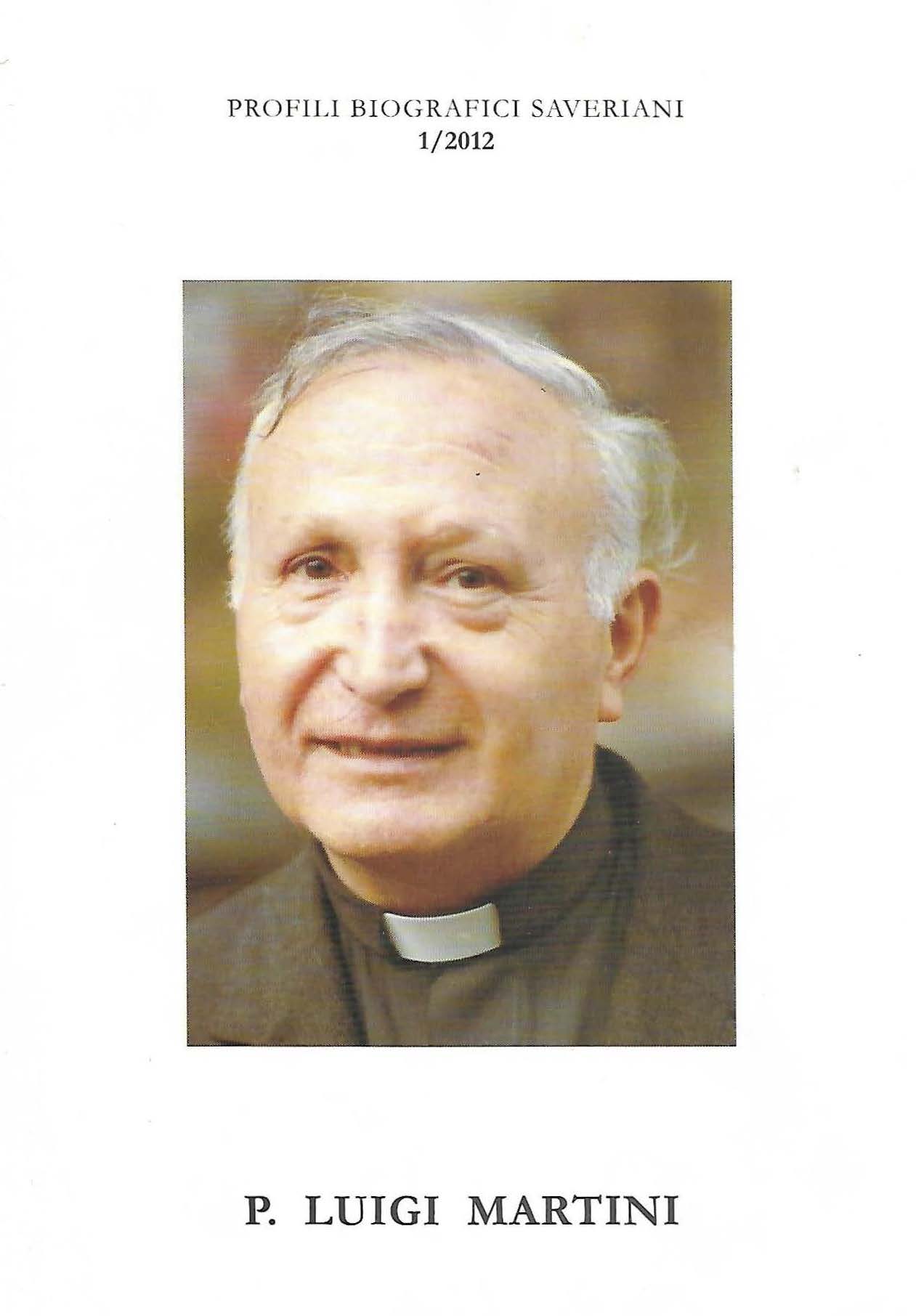 Copertina di 2012.01 - P. Luigi Martini