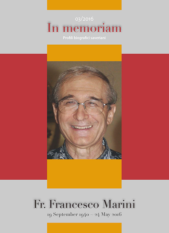 Copertina di 2016.03 - P. Francesco Marini