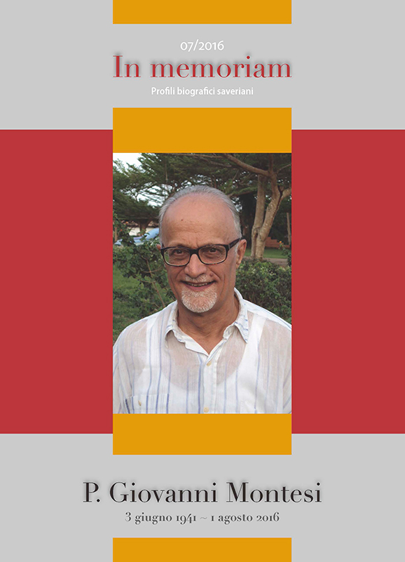 Copertina di 2016.07 - P. Giovanni Montesi