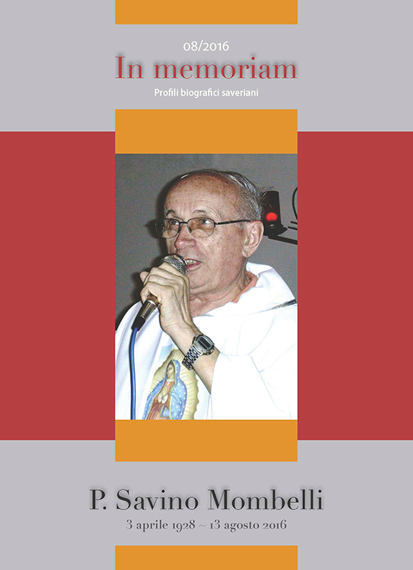 Copertina di 2016.08 - P. Savino Mombelli