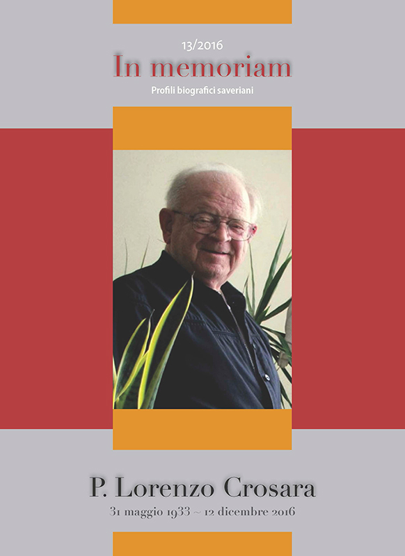 Copertina di 2016.13 - P. Lorenzo Crosara