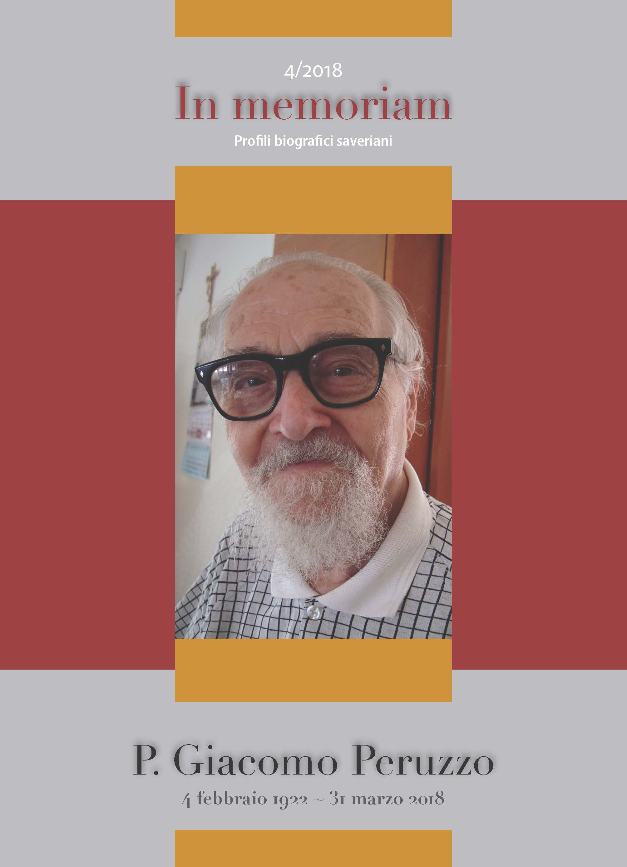 Copertina di 2018.04 - P. Giacomo Peruzzo