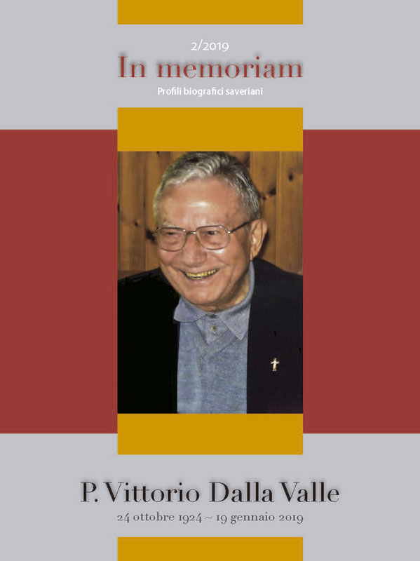 Copertina di 2019.02 - P. Vittorio Dalla Valle