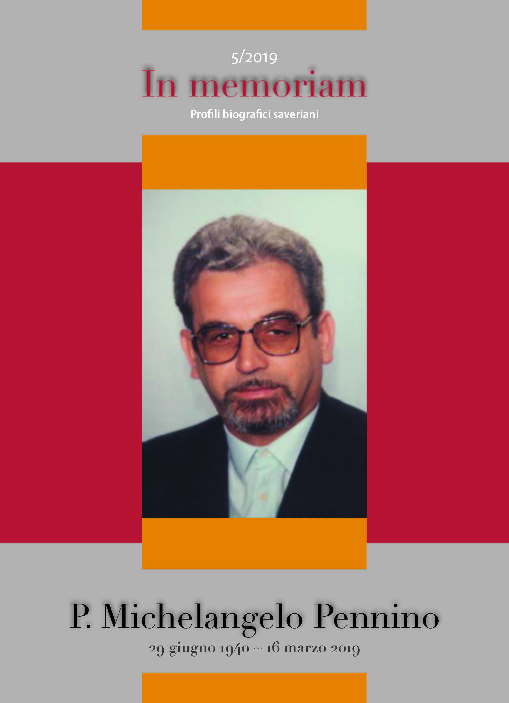 Copertina di 2019.05 - P. Michelangelo Pennino