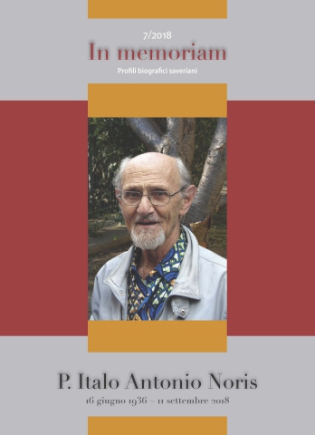 Copertina di 2018.07 - P. Italo Antonio Noris