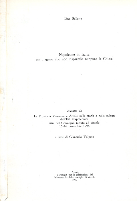 Copertina di Napoleone in Italia