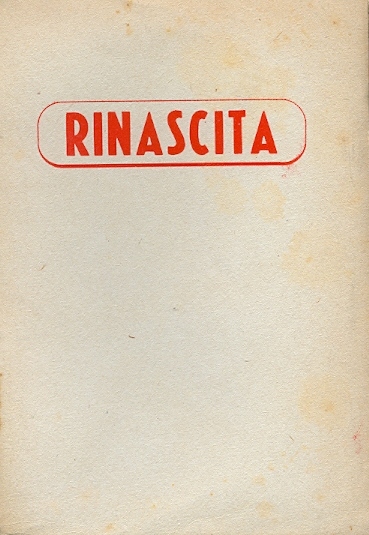 Copertina di Rinascita