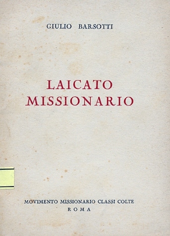 Copertina di Laicato missionario