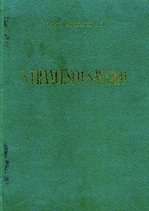 Copertina di S. Francesco Saverio