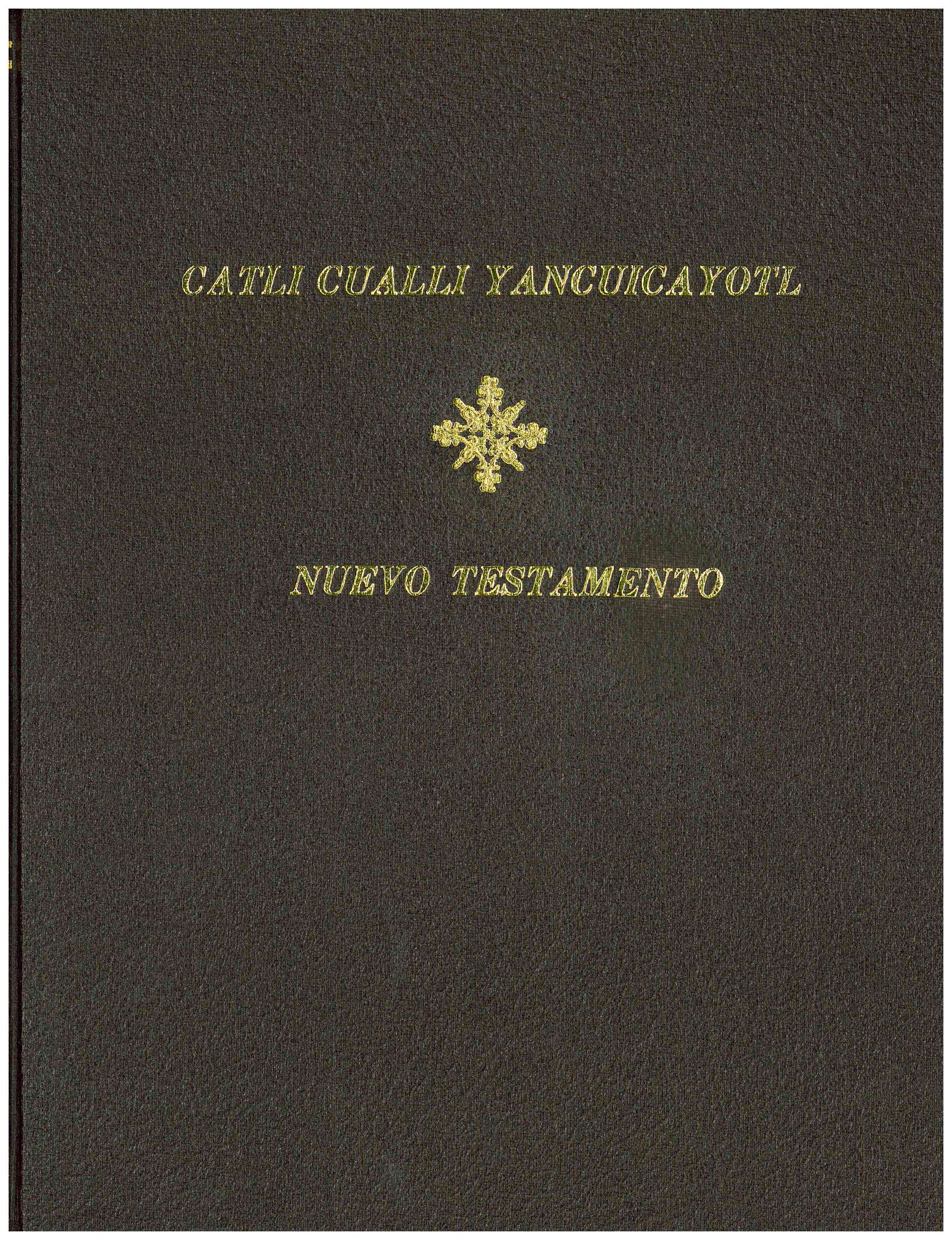 Copertina di Catli Cualli Yancuicayotl