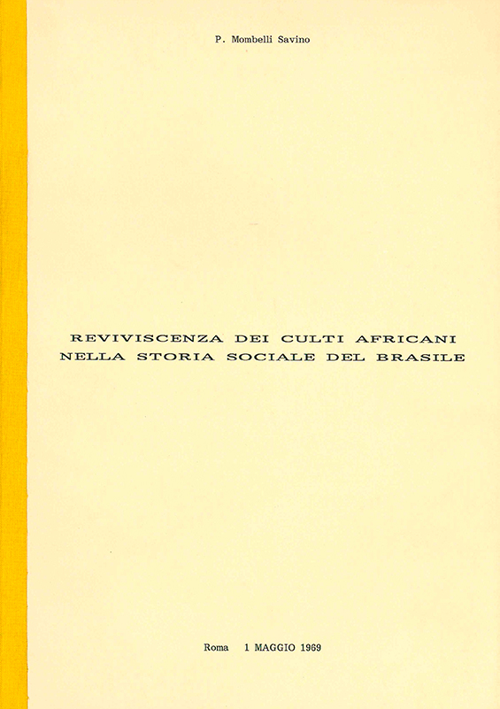 Copertina di Reviviscenza dei culti Africani nella storia sociale del Brasile