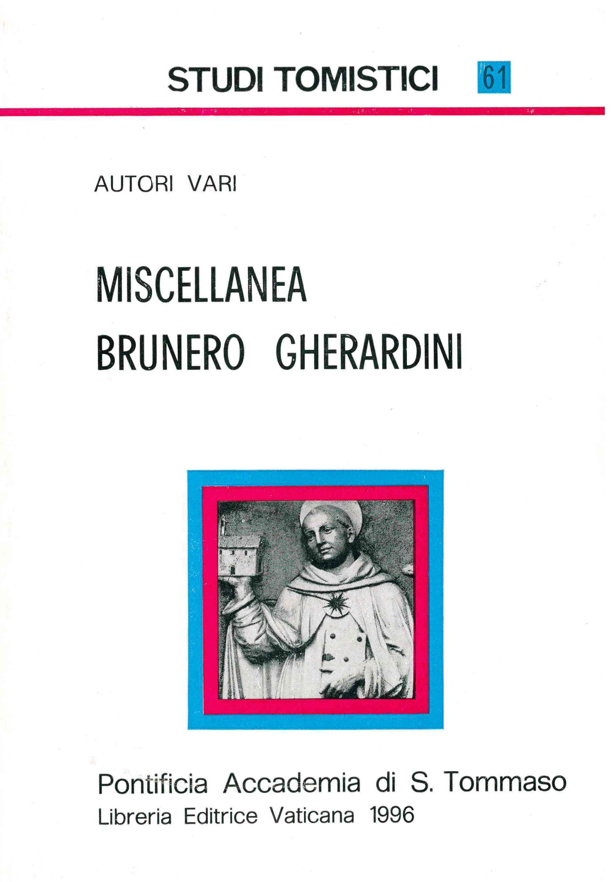 Copertina di Miscellanea Brunero Gherardini