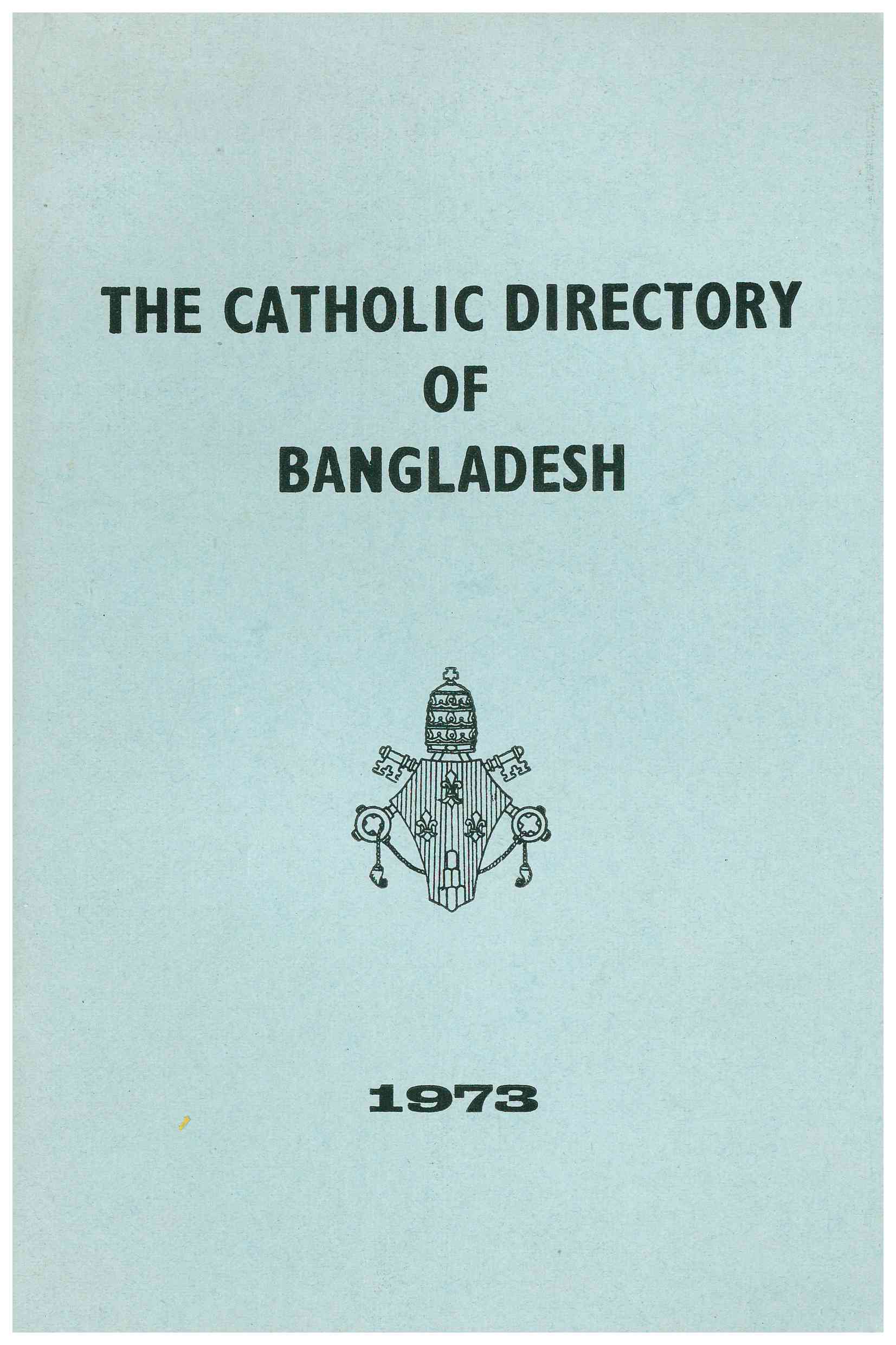 Copertina di The Catholic Directory of Bangladesh 1973