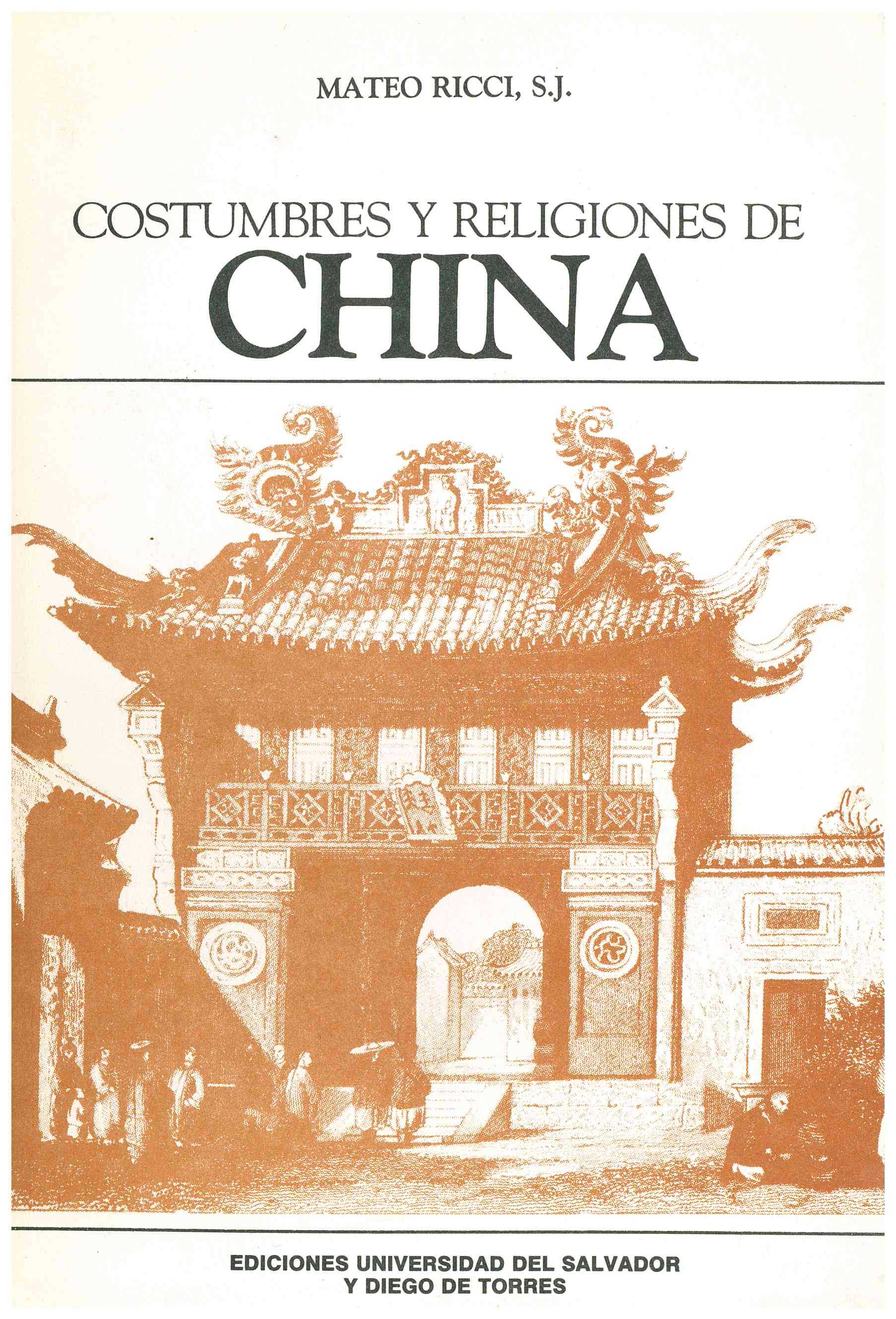 Copertina di Costumbres y Religiones de China