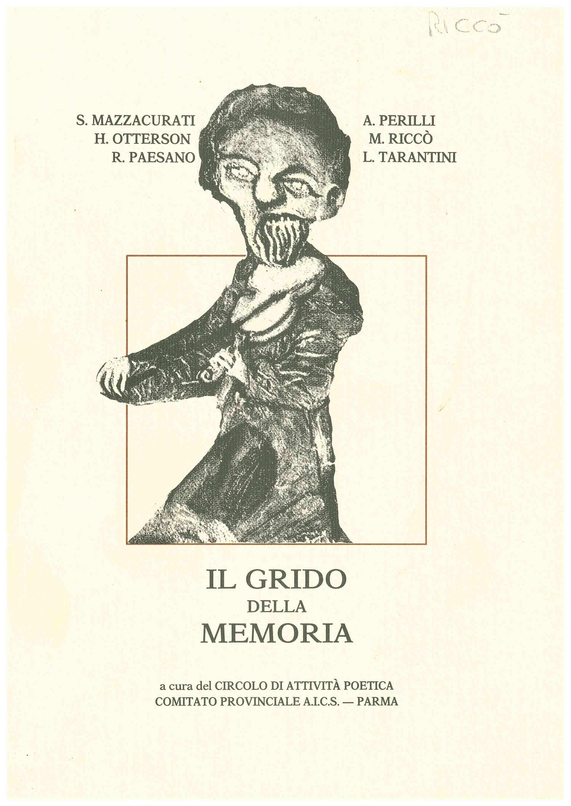Copertina di Il grido della memoria