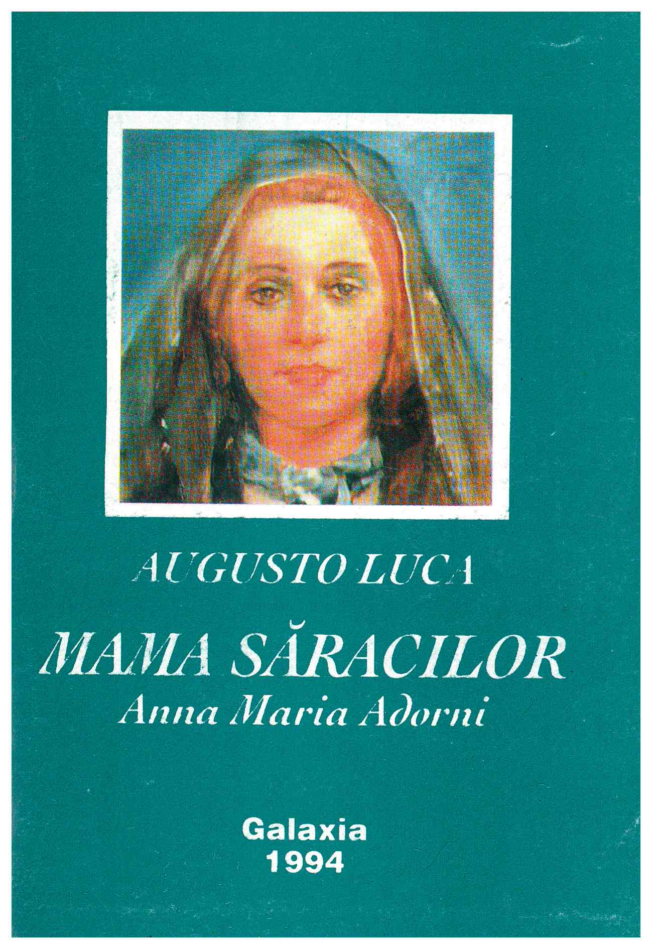 Copertina di Mama Saracilor. Anna Maria Adorni