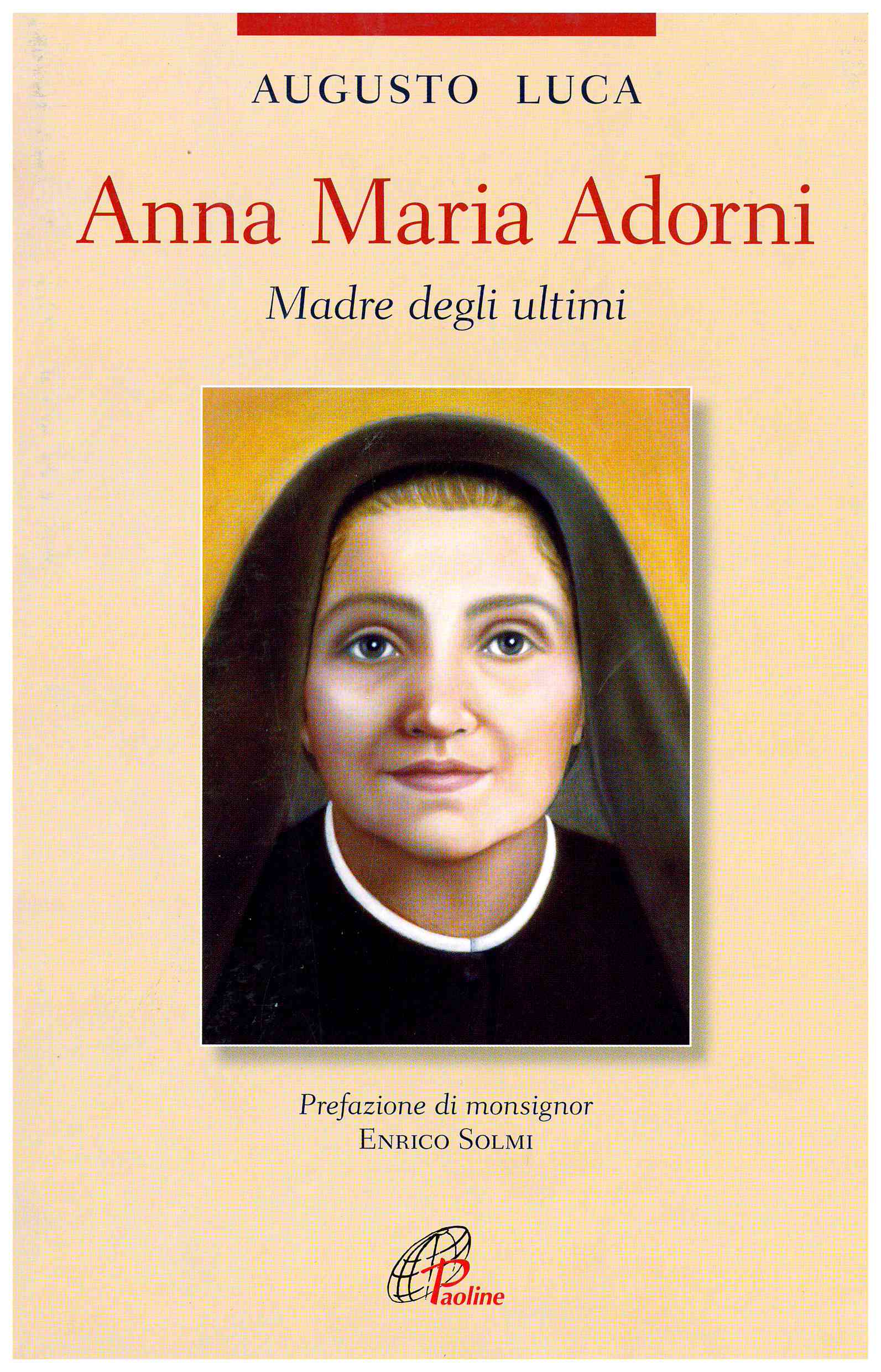 Copertina di Anna Maria Adorni Madre degli ultimi