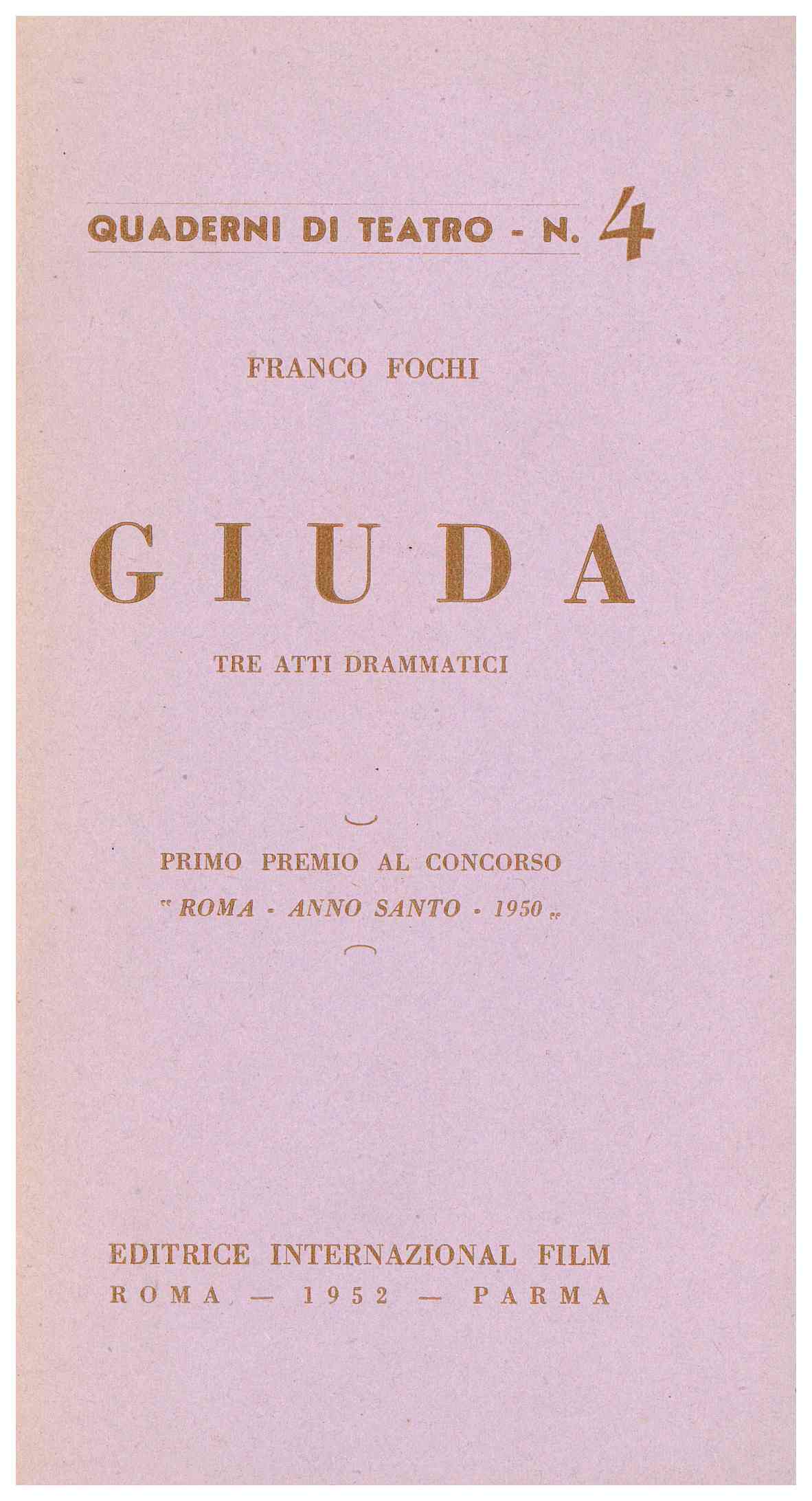 Copertina di Giuda