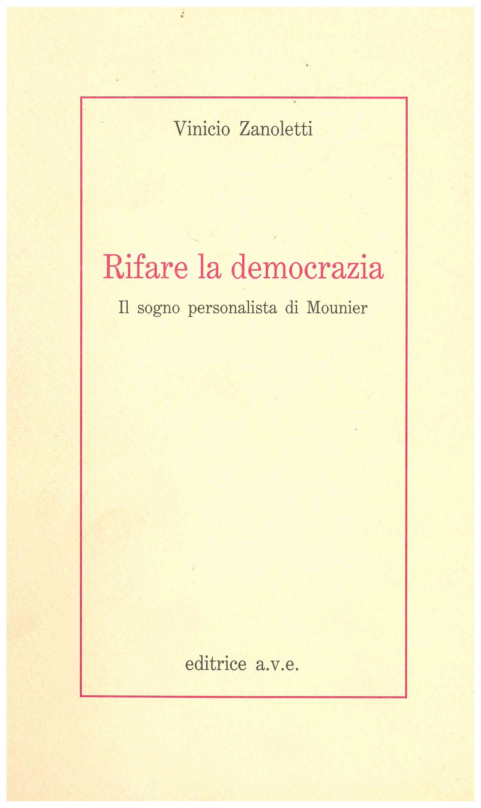 Copertina di Rifare la democrazia