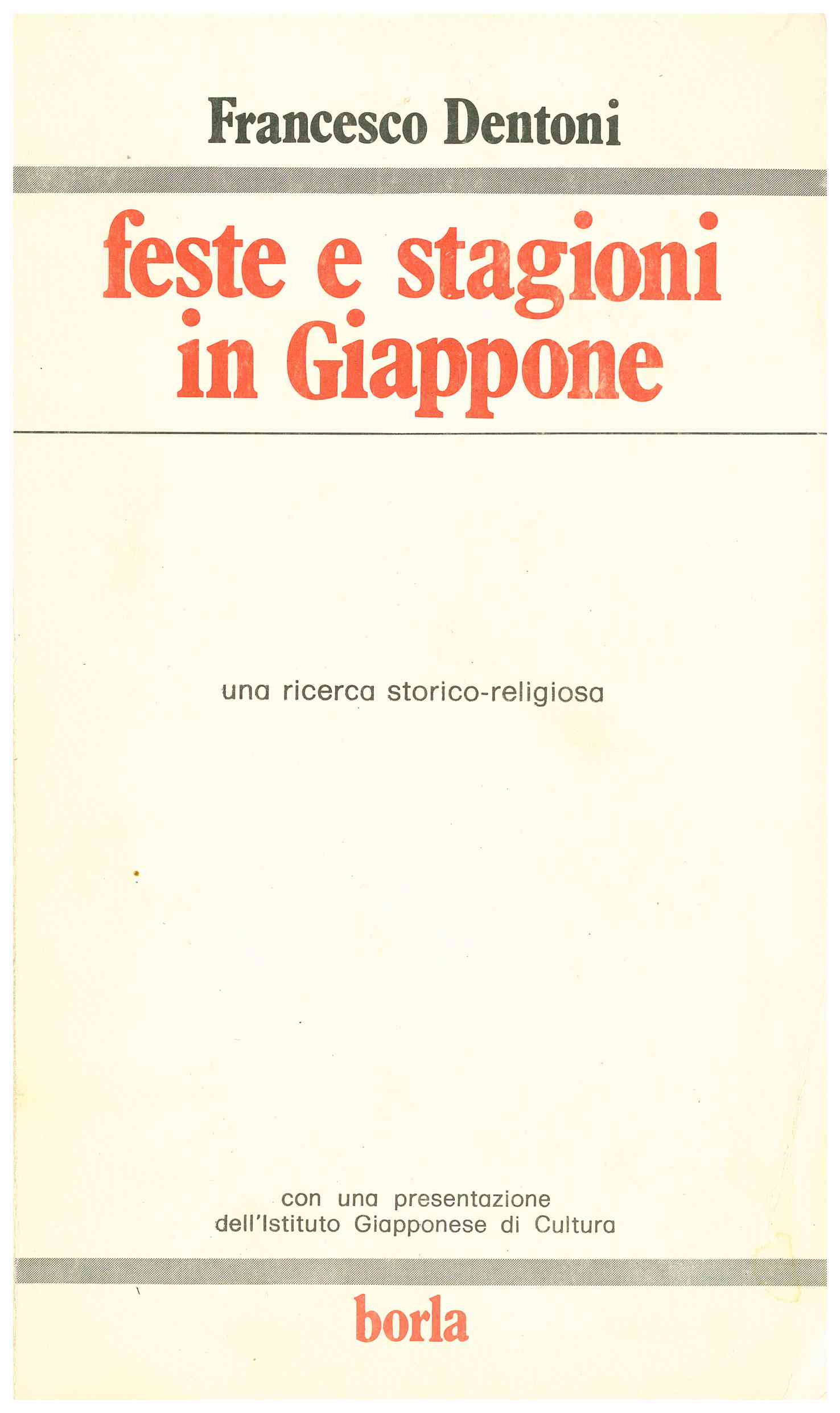 Copertina di Feste e stagioni in Giappone