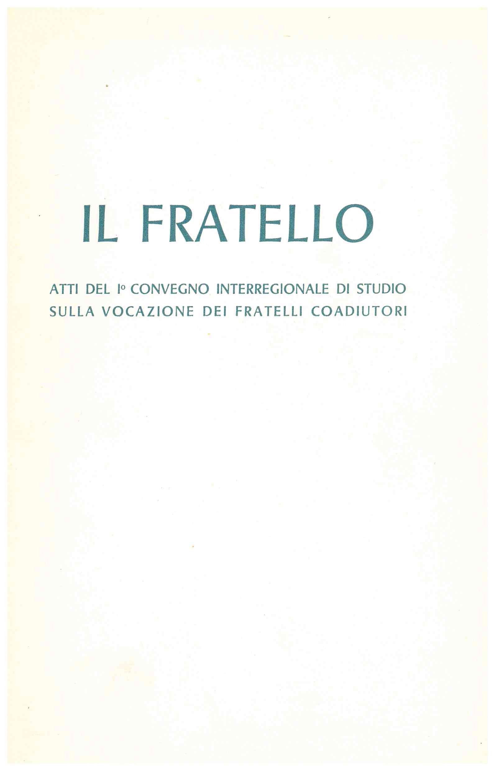 Copertina di Il Fratello