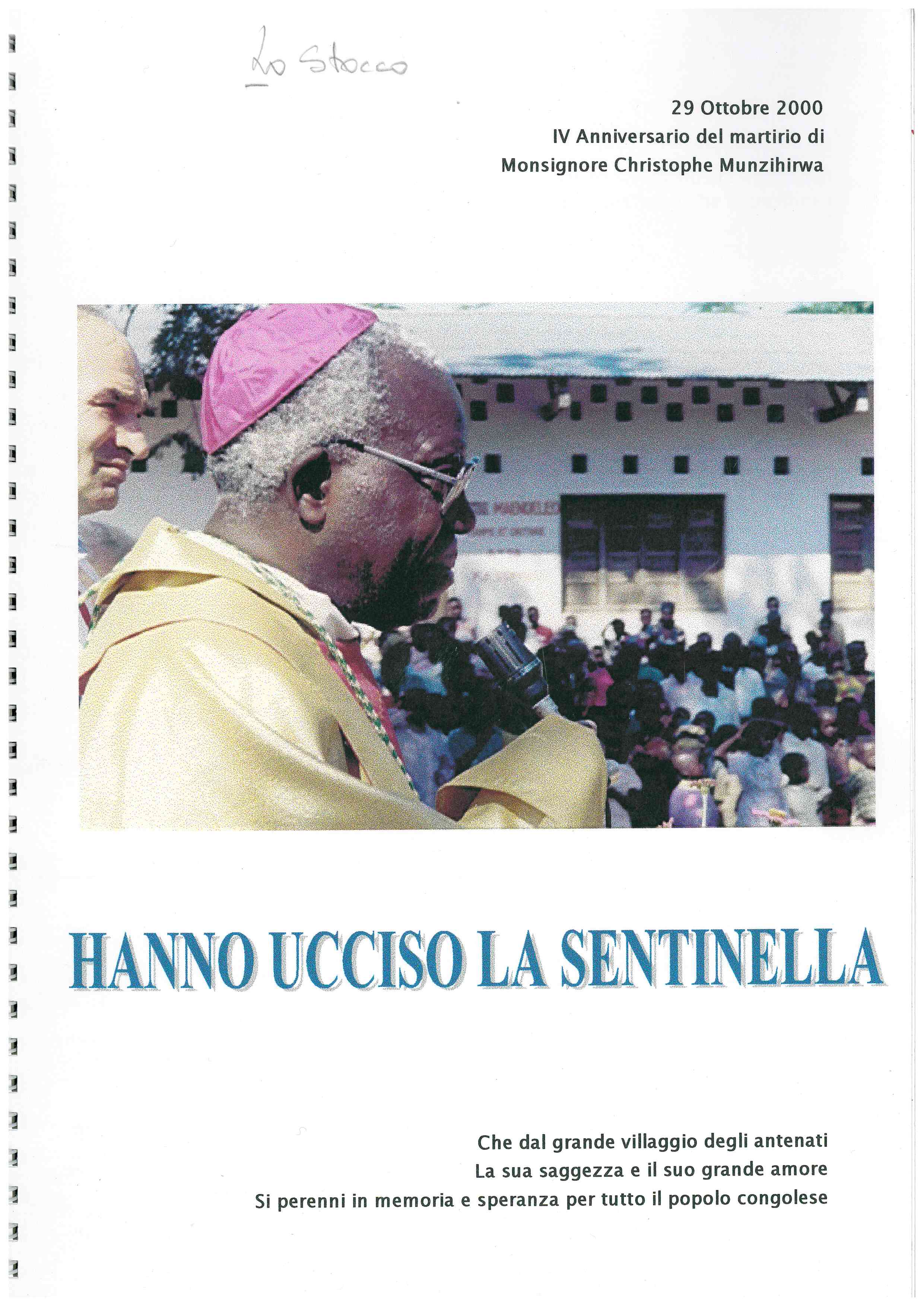 Copertina di Hanno ucciso la sentinella