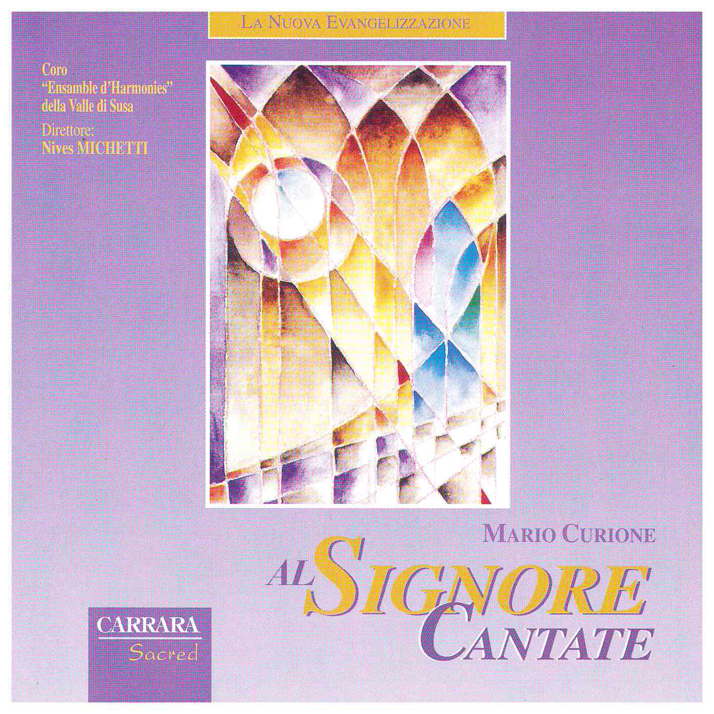 Copertina di Al Signore Cantate