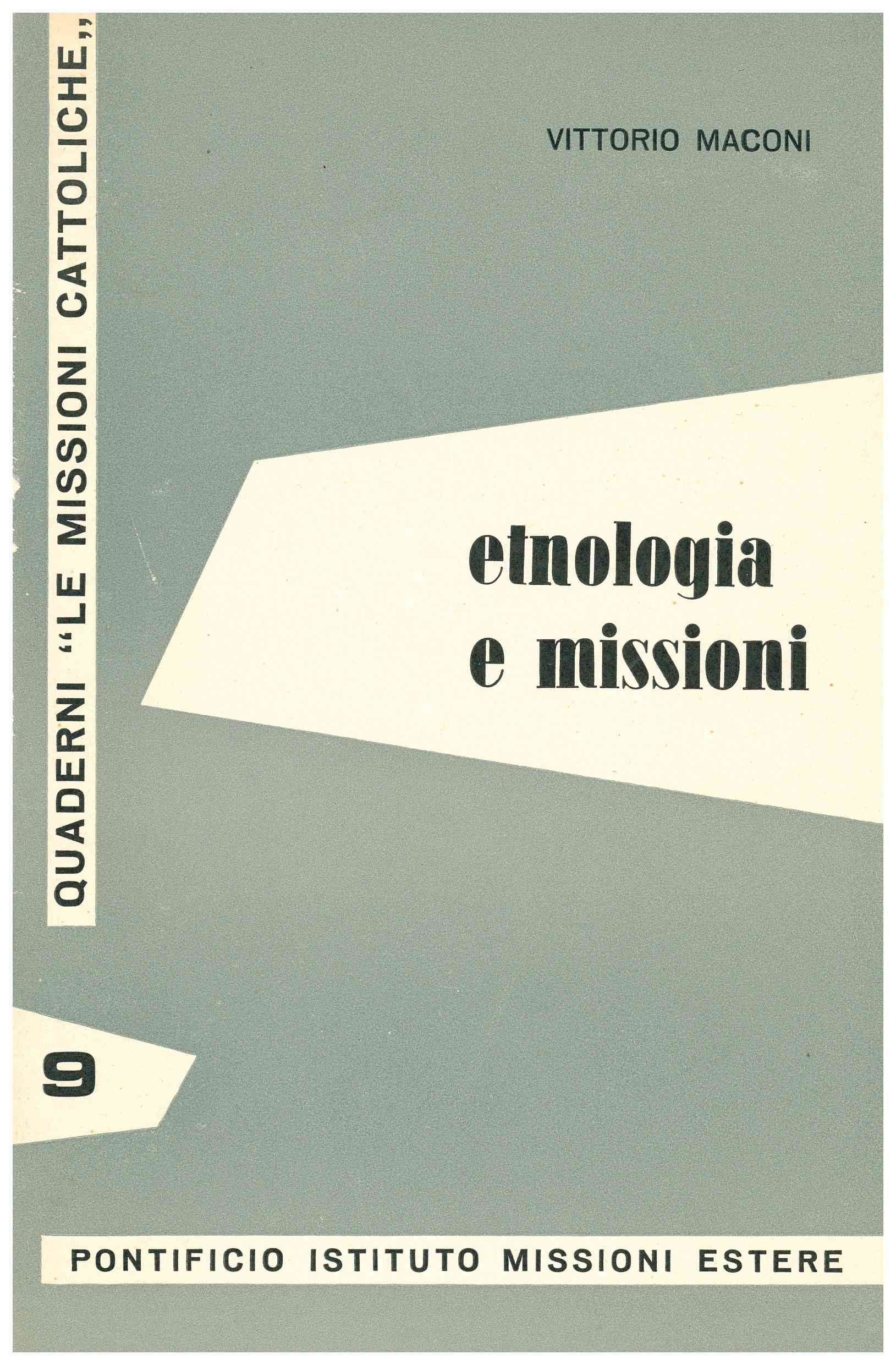 Copertina di Etnologia e missioni