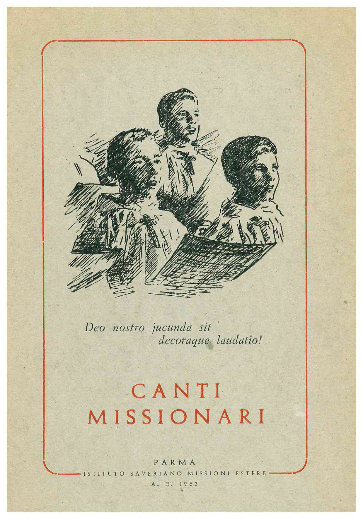 Copertina di Canti missionari