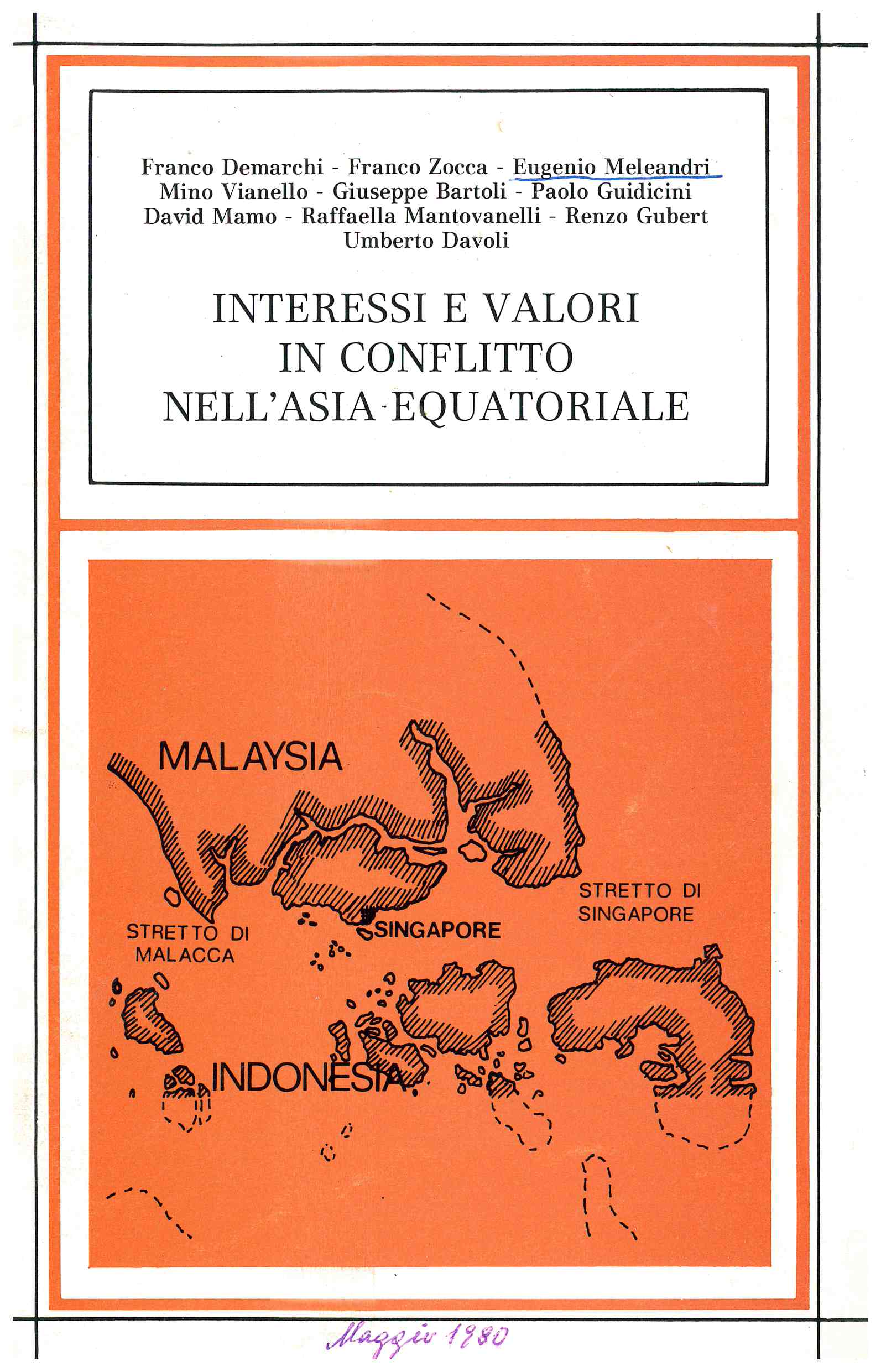 Copertina di Interessi e valori in conflitto nell'Asia - Equatoriale