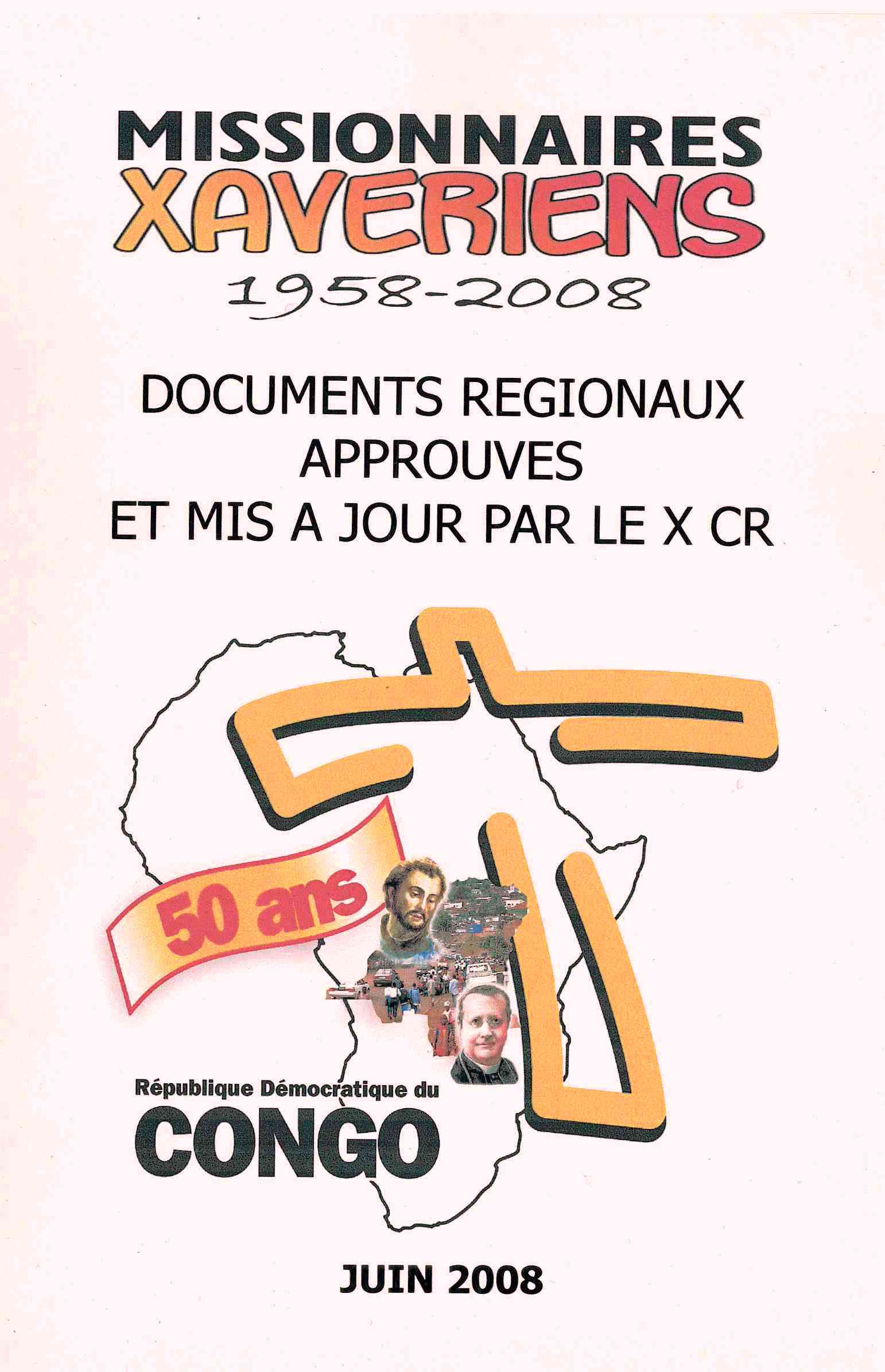 Copertina di Documents Régionaux approuvés et mis à jour par le X Chapitre Régional 