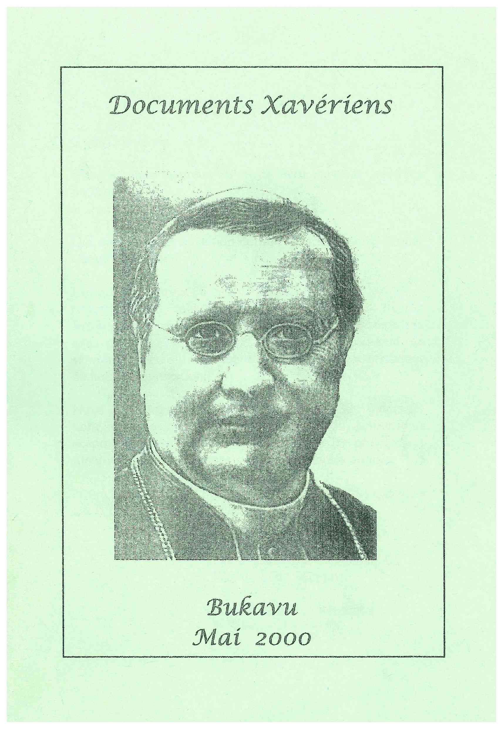 Copertina di Documents Xavériens