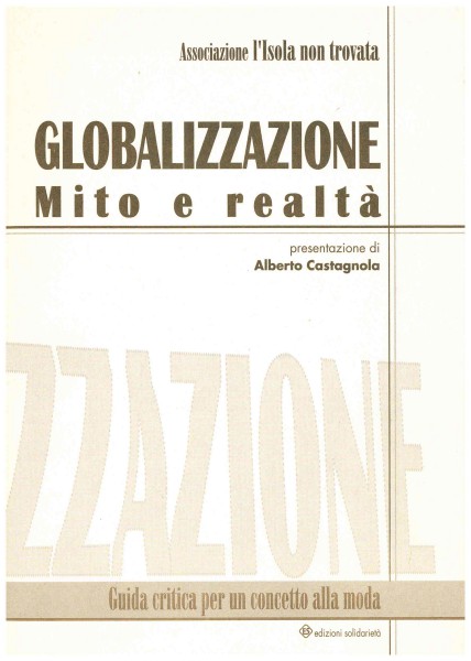 Copertina di Globalizzazione. Mito e realtà