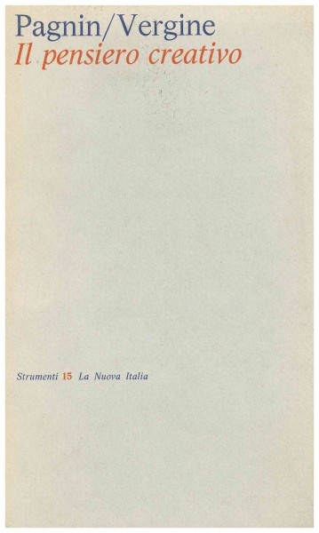 Copertina di Il pensiero creativo