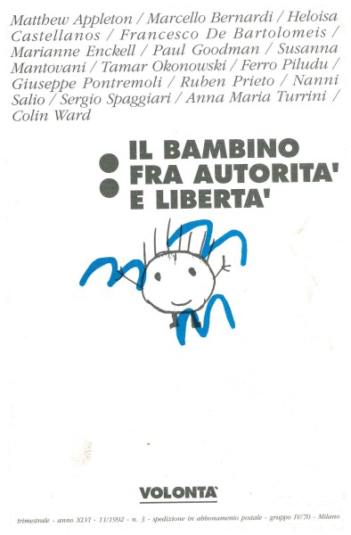 Copertina di Il bambino fra autorità e libertà