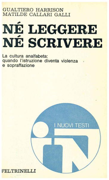 Copertina di Né leggere né scrivere