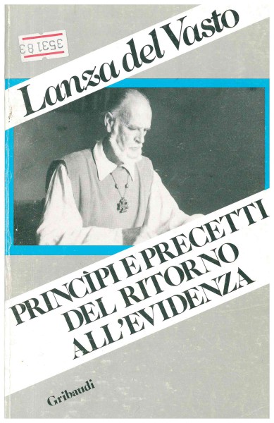 Copertina di Principi e precetti del ritorno all'evidenza