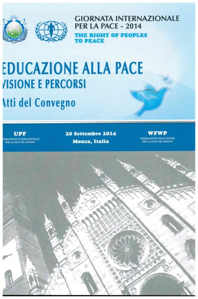 Copertina di Educazione alla pace