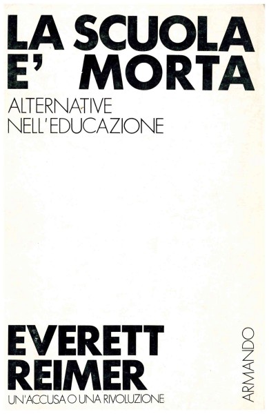 Copertina di La scuola è morta