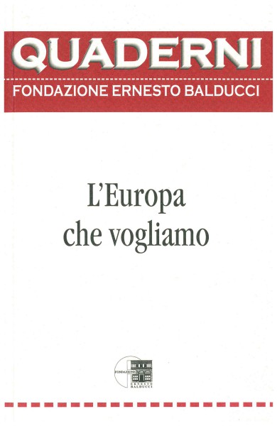 Copertina di L'Europa che vogliamo